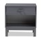 Baxton Studio Deirdre Modern Grey Wood 1-Drawer Nightstand 143-7886 - alternate 2